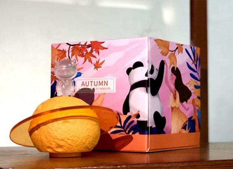 ackaging of Bamboo Facial Tissue