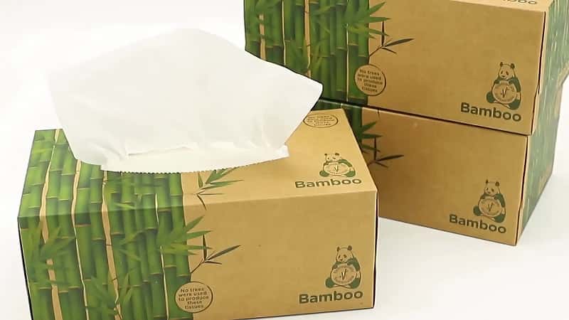 Bamboo Facial Tissue