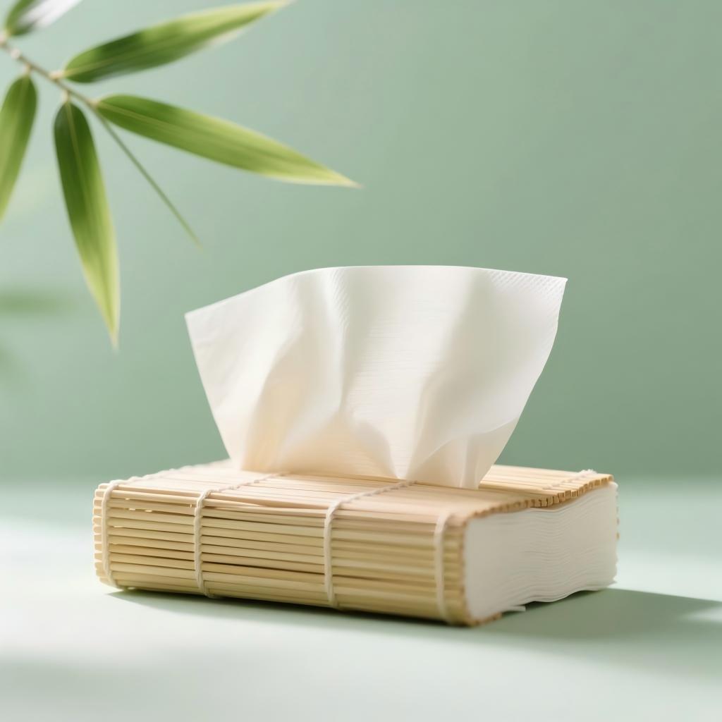 Eco-friendly bamboo toilet paper