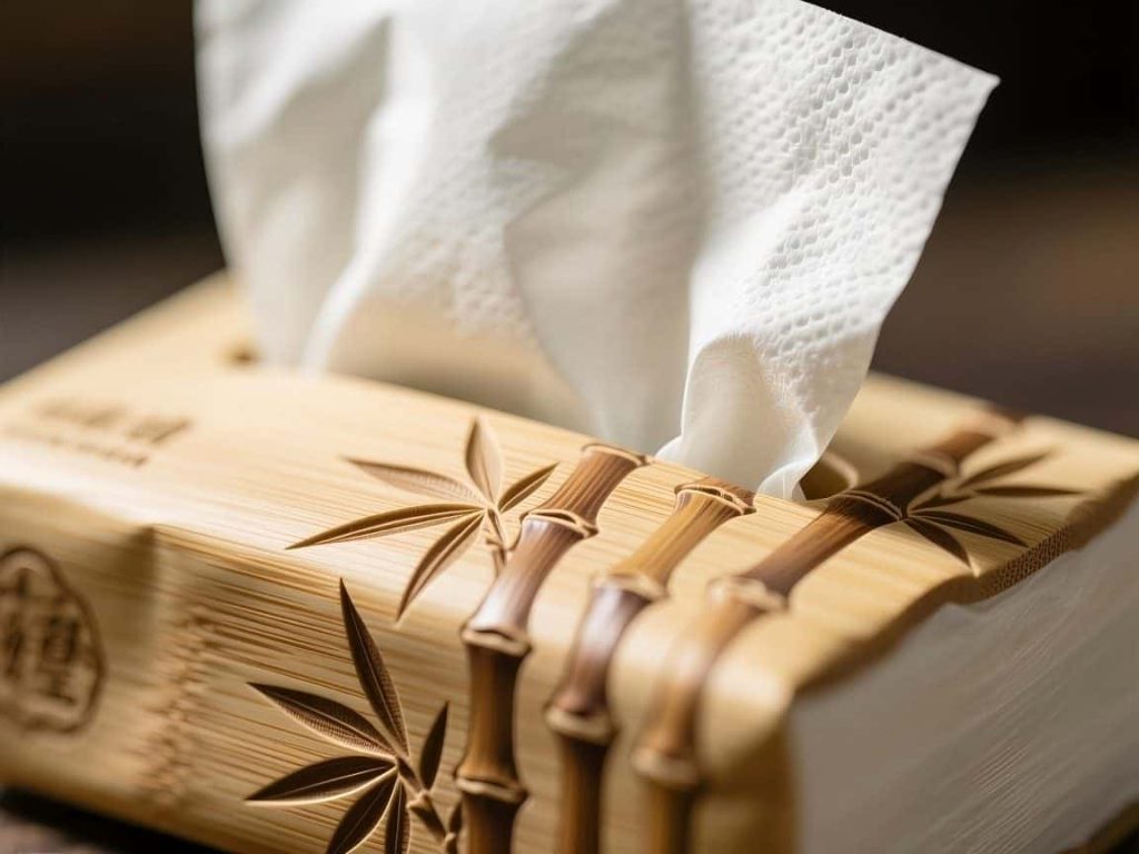 soft pack facial tissue with custom packaging