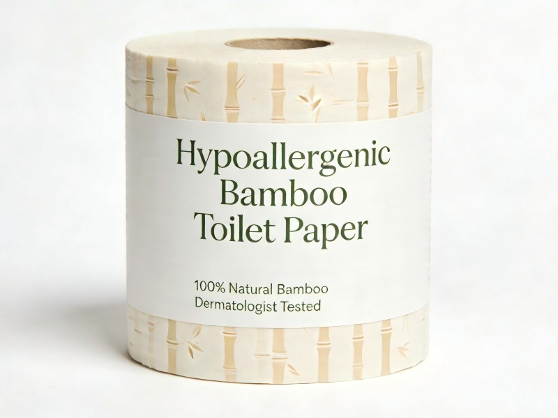 Hypoallergenic Bamboo Toilet Paper