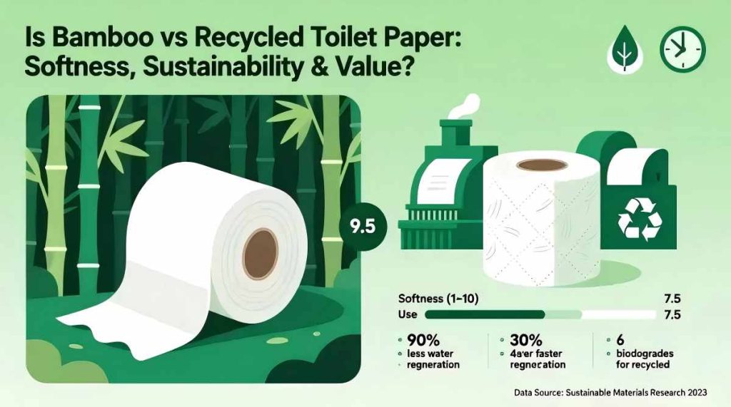 Bamboo Toilet Paper VS Recycled Paper