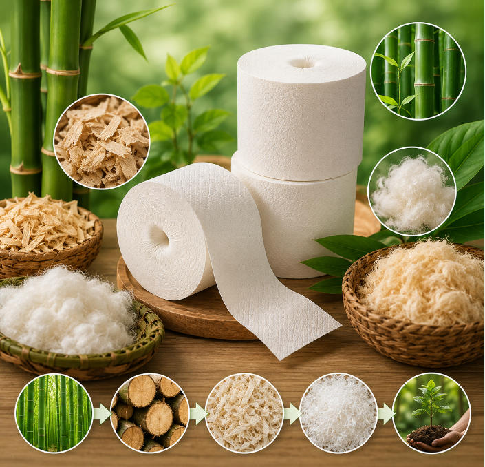 Sustainable Fiber Innovations in Coreless Toilet Paper
