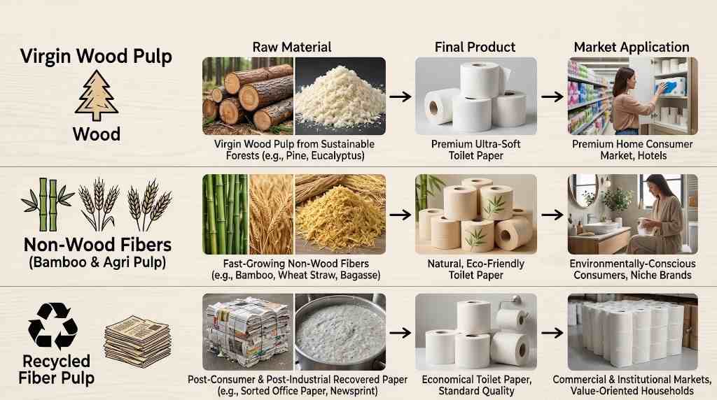 Toilet Paper Raw Material