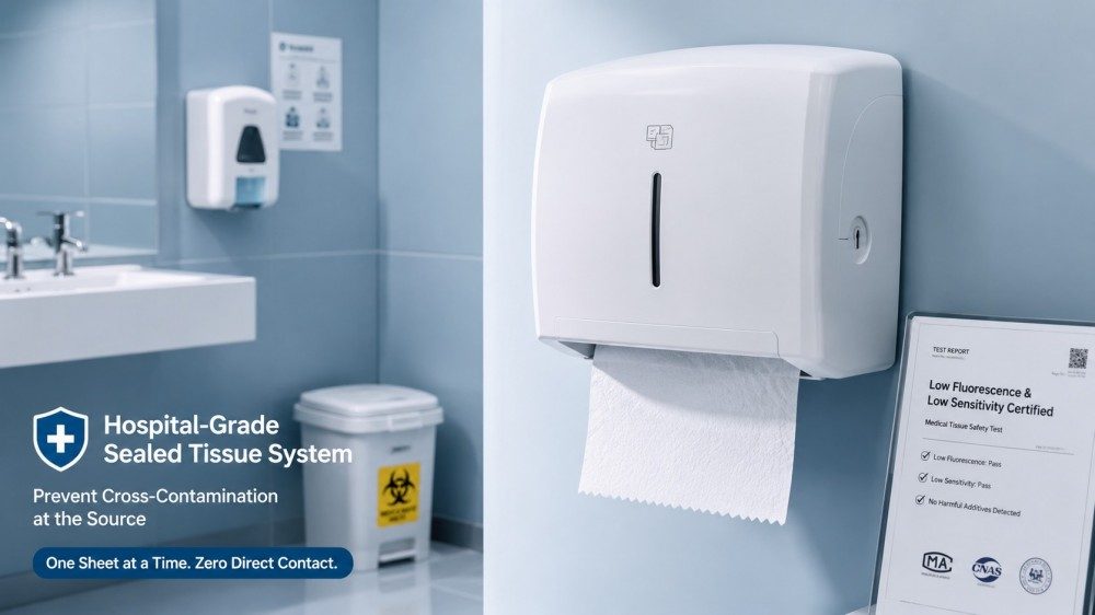 Commercial Toilet Paper in hospital