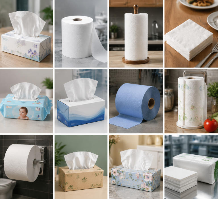Different Types of Tissue Papers