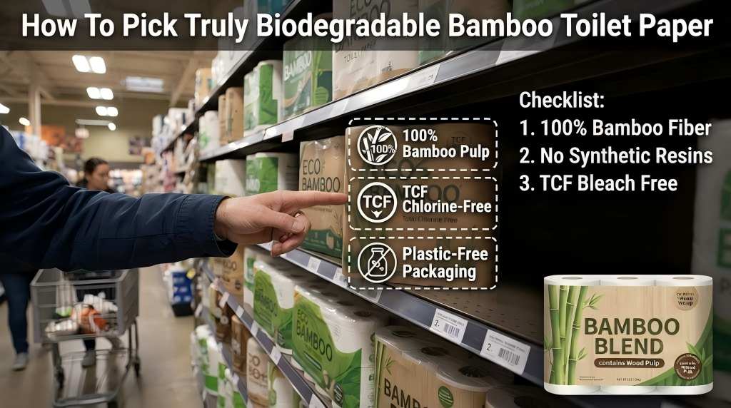 How To Pick Truly Biodegradable Bamboo Toilet Paper