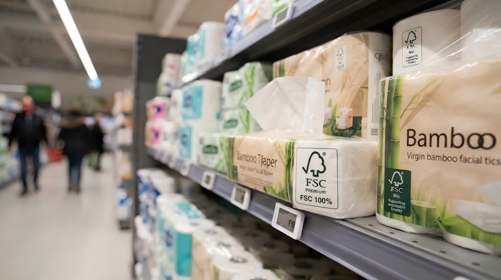 FSC Certified Bamboo Tissue for sale