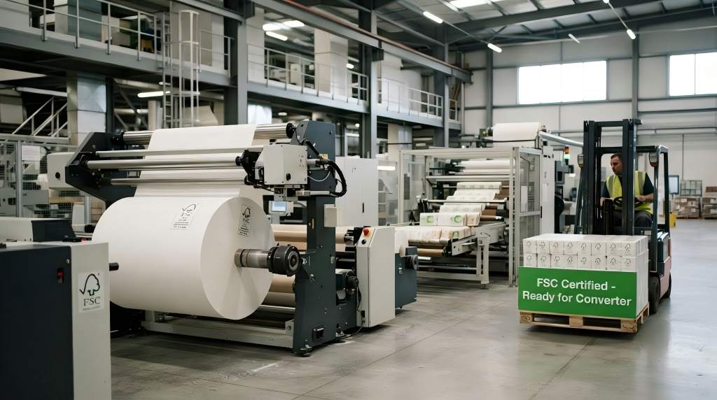 FSC Certified Bamboo Tissue processing