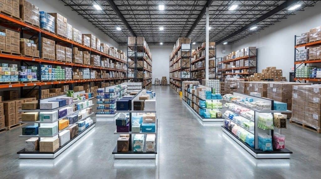 private-label tissue showroom