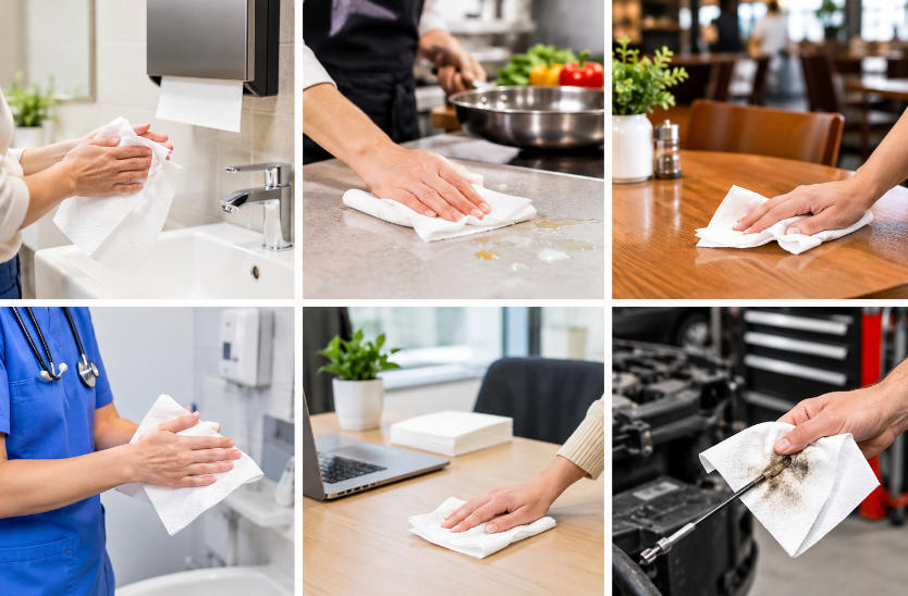Applications of Hand Paper Towels