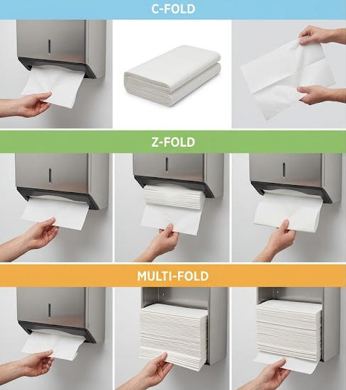 C-fold, Z-fold and Multi-fold Paper Towels