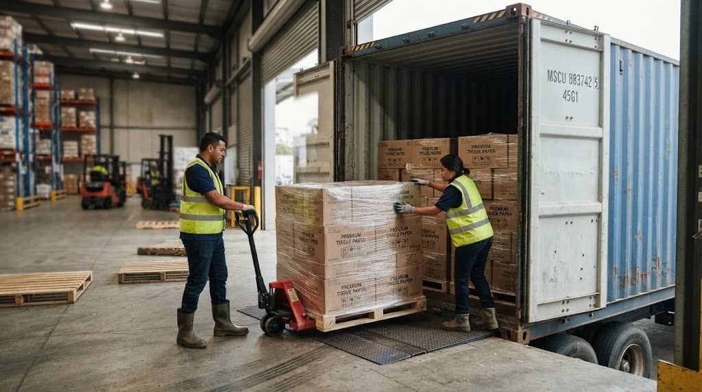 Export Logistics and Container Loading