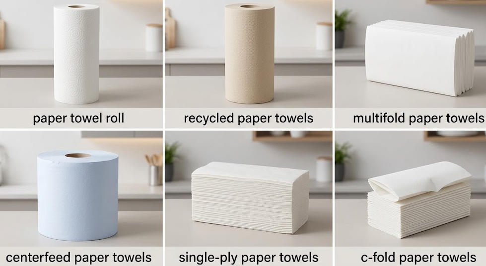 Various Types of Hand Paper Towels